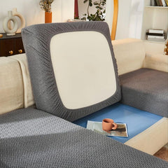 Stretchable Universal Sofa Cushion Cover - Easy to Clean & Durable