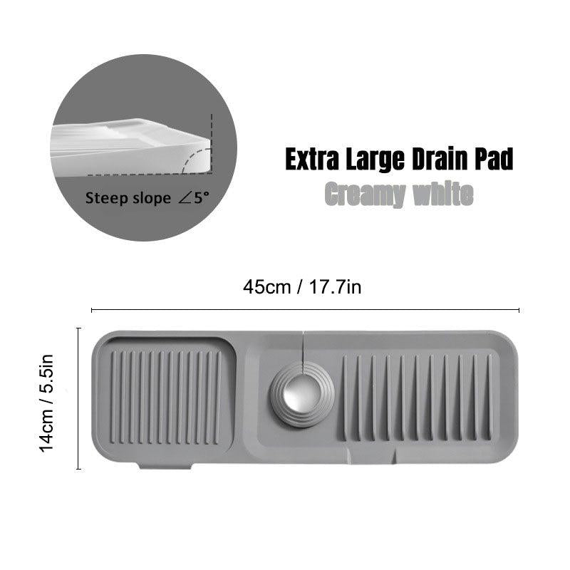 Silicone Kitchen Sink Splash Guard for Faucet, Sink Splash Guard Behind Faucet