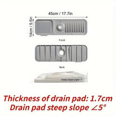 Silicone Kitchen Sink Splash Guard for Faucet, Sink Splash Guard Behind Faucet