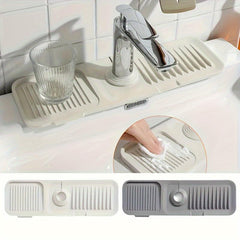 Silicone Kitchen Sink Splash Guard for Faucet, Sink Splash Guard Behind Faucet