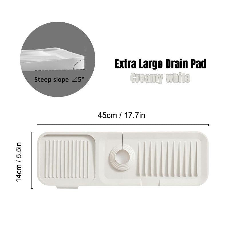 Silicone Kitchen Sink Splash Guard for Faucet, Sink Splash Guard Behind Faucet