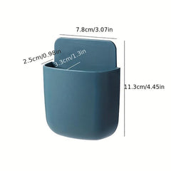 Wall Mounted Phone & Remote Storage Organizer for Clutter-Free Home