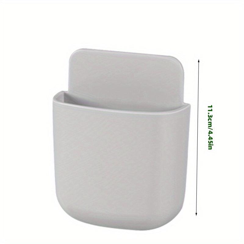 Wall Mounted Phone & Remote Storage Organizer for Clutter-Free Home