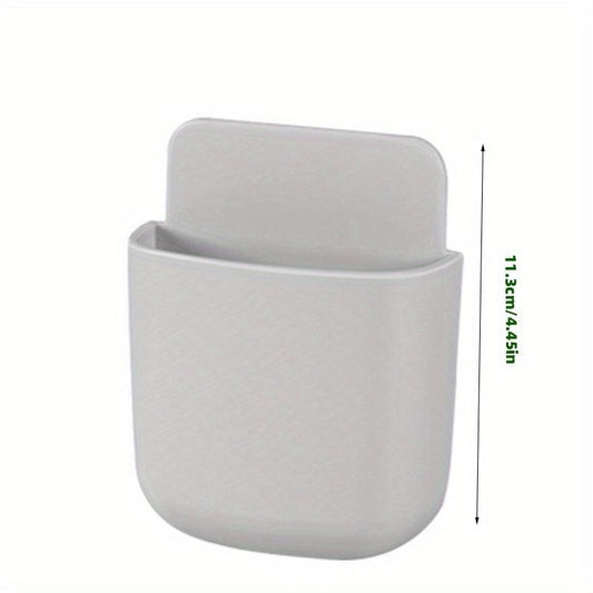Wall Mounted Phone & Remote Storage Organizer for Clutter-Free Home
