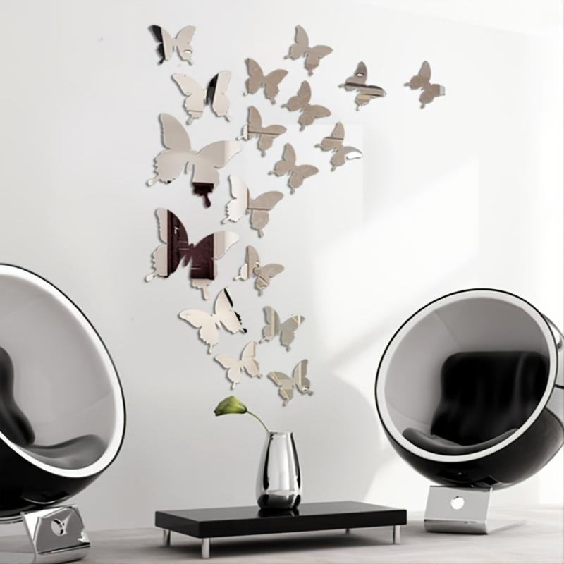 12pcs 3D Butterfly Wall Decals Adds Beauty and Charm Easy to Apply and Remove