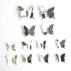 12pcs 3D Butterfly Wall Decals Adds Beauty and Charm Easy to Apply and Remove