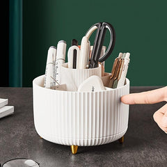 Rotating Cosmetic Brush Storage Cylinder Cosmetic Shelf