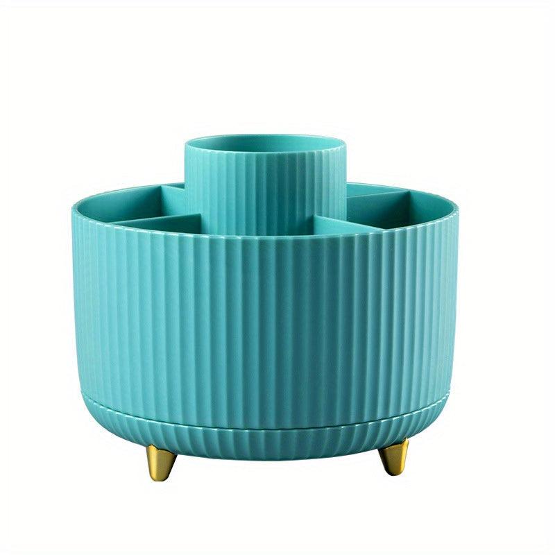 Rotating Cosmetic Brush Storage Cylinder Cosmetic Shelf