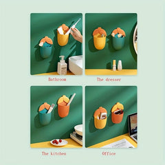 Corn Shaped Toothbrush Holder Wall Mounted Toothbrush Storage Rack