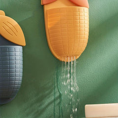 Corn Shaped Toothbrush Holder Wall Mounted Toothbrush Storage Rack