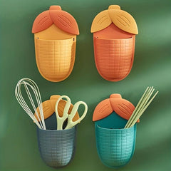 Corn Shaped Toothbrush Holder Wall Mounted Toothbrush Storage Rack