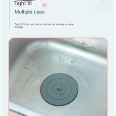 2pcs Bathtub Drain Plug Floor Drain Cover Tub Stopper Deodorant Hair Stopper