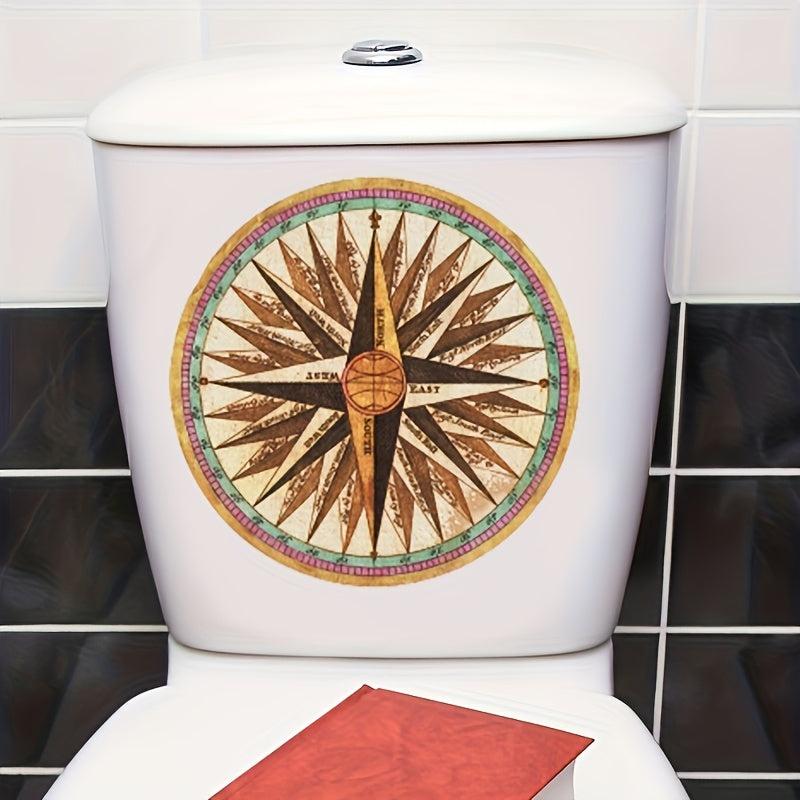 Cartoon Compass Wall Sticker for Kids Room Decoration
