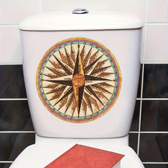 Cartoon Compass Wall Sticker for Kids Room Decoration