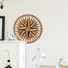 Cartoon Compass Wall Sticker for Kids Room Decoration