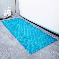 Cobblestone Anti Slip Bath Mat Non Slip Rug Suction Cup Bath Carpet