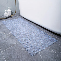 Cobblestone Anti Slip Bath Mat Non Slip Rug Suction Cup Bath Carpet