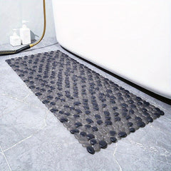 Cobblestone Anti Slip Bath Mat Non Slip Rug Suction Cup Bath Carpet