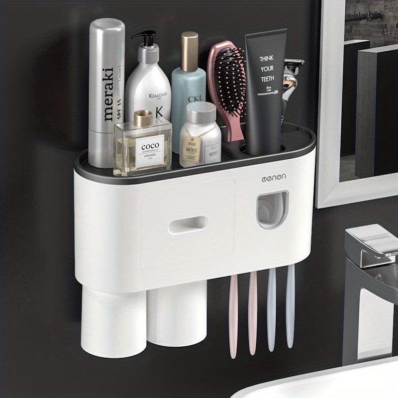 Automatic Toothpaste Squeezer Wall Mount Holder