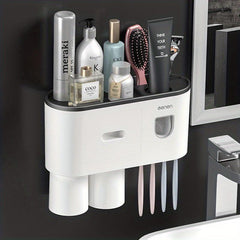 Automatic Toothpaste Squeezer Wall Mount Holder