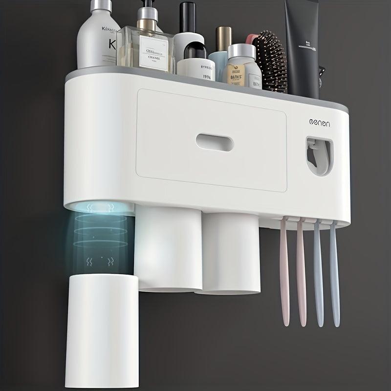 Automatic Toothpaste Squeezer Wall Mount Holder