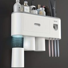 Automatic Toothpaste Squeezer Wall Mount Holder