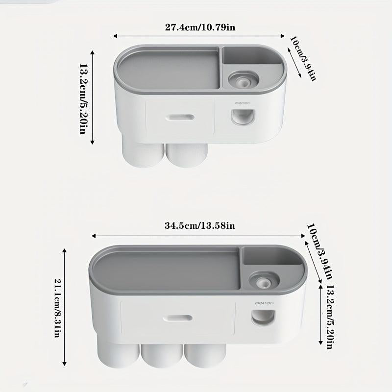 Automatic Toothpaste Squeezer Wall Mount Holder