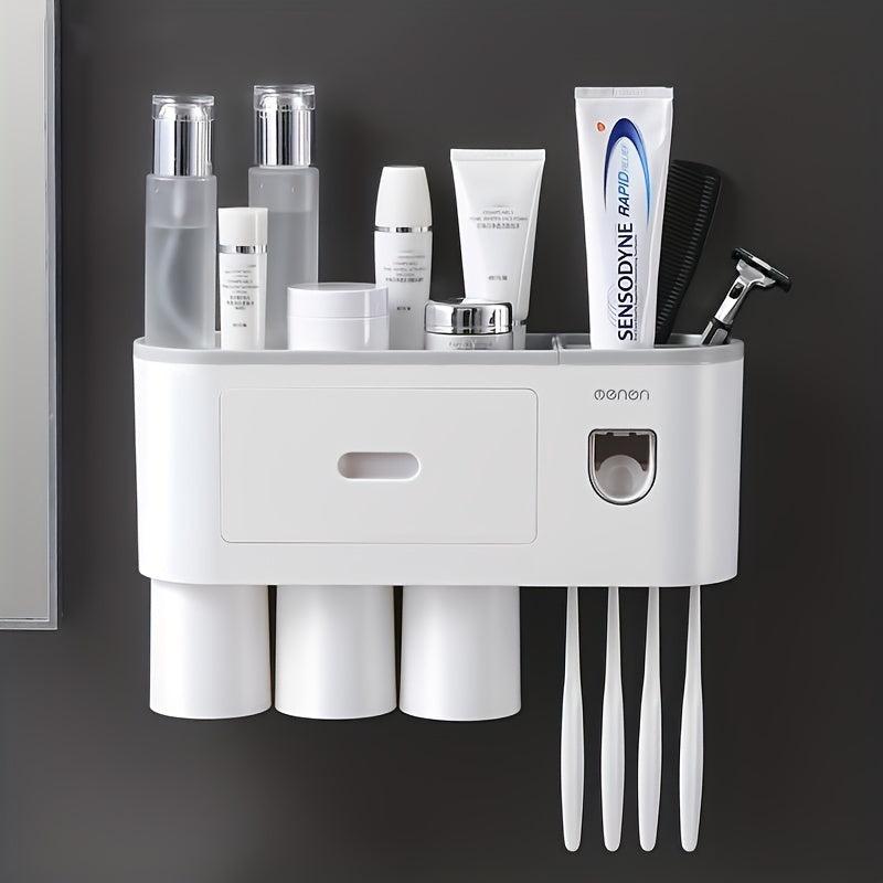 Automatic Toothpaste Squeezer Wall Mount Holder
