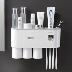 Automatic Toothpaste Squeezer Wall Mount Holder