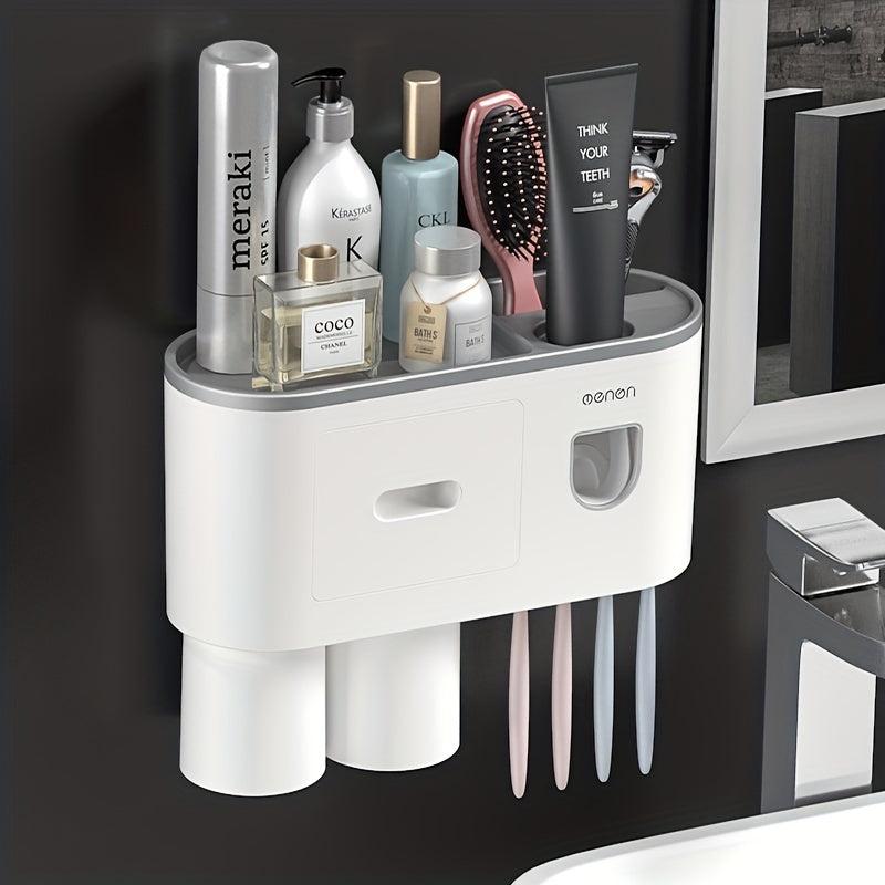 Automatic Toothpaste Squeezer Wall Mount Holder