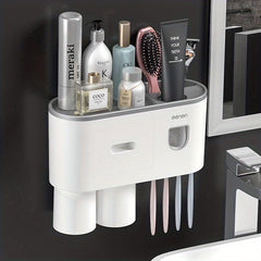 Automatic Toothpaste Squeezer Wall Mount Holder