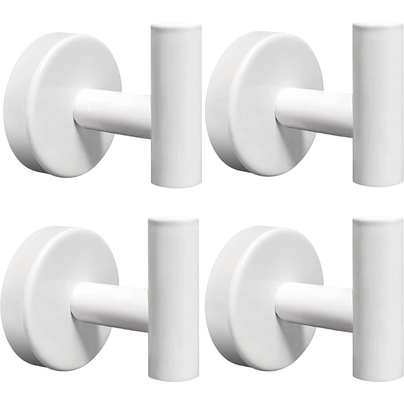 4pcs Stainless Steel Towel Hooks Bathroom Coat Hook Robe Hook