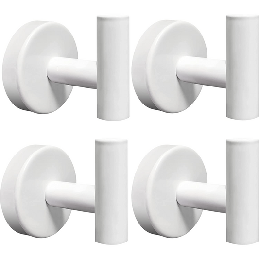 4pcs Stainless Steel Towel Hooks Bathroom Coat Hook Robe Hook