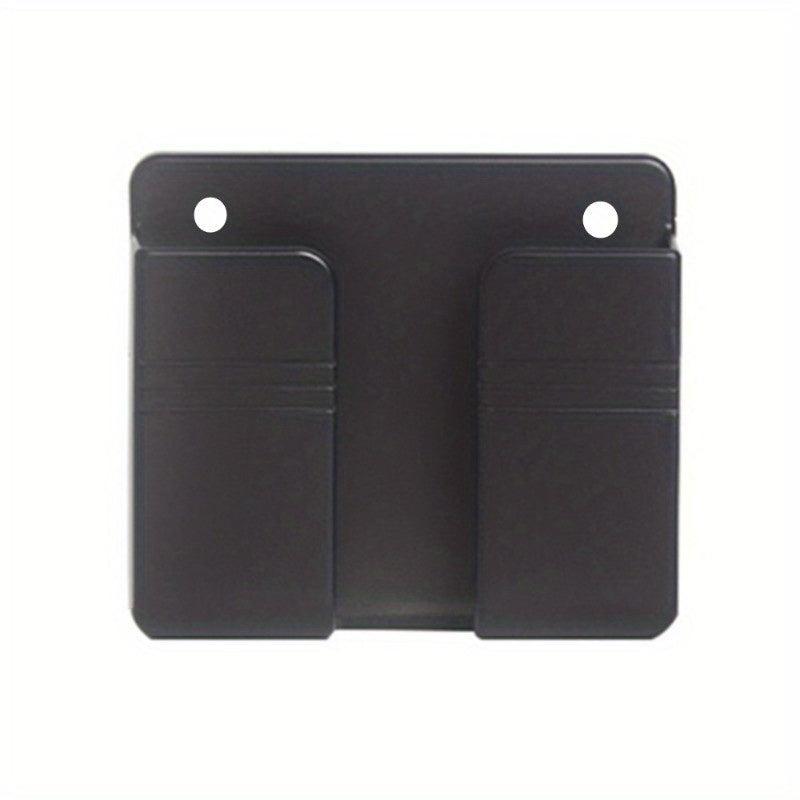 Wall Phone Holder Charging Stand Remote Control Storage Box Bracket Organizer