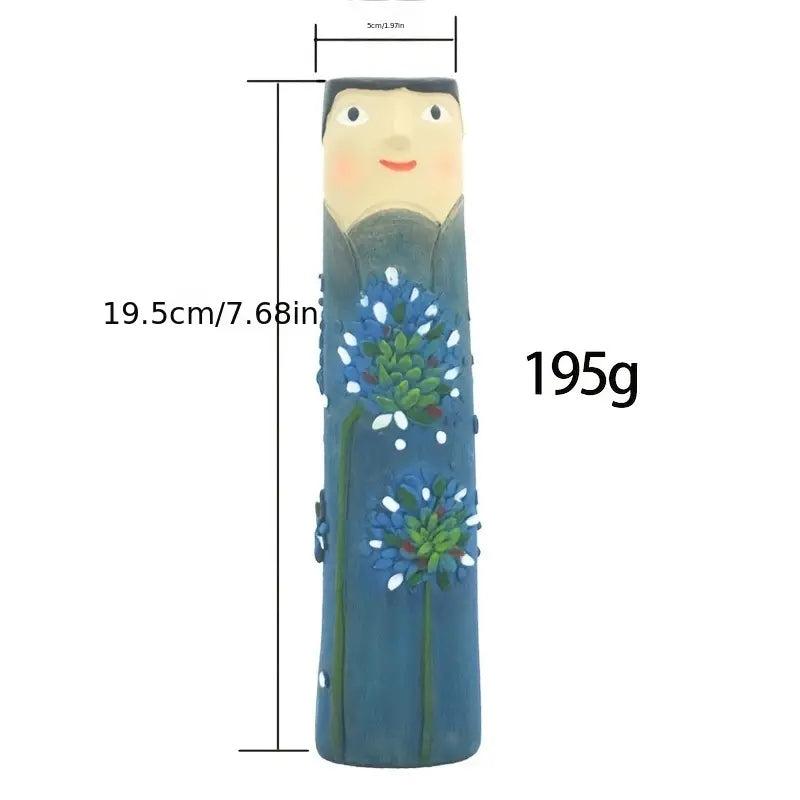 Boho Resin Vase & Rustic Spring Home Decor