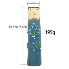 Boho Resin Vase & Rustic Spring Home Decor