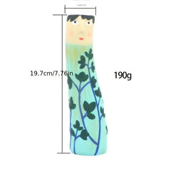 Boho Resin Vase & Rustic Spring Home Decor