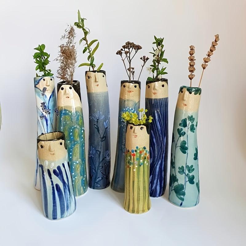 Boho Resin Vase & Rustic Spring Home Decor