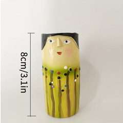 Boho Resin Vase & Rustic Spring Home Decor