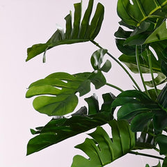 Artificial Tropical Monstera Palm Leaf Plant Tree Realistic Split Philodonium
