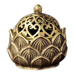 Hollow Lotus Incense Burner Mini Tea Table Ornament