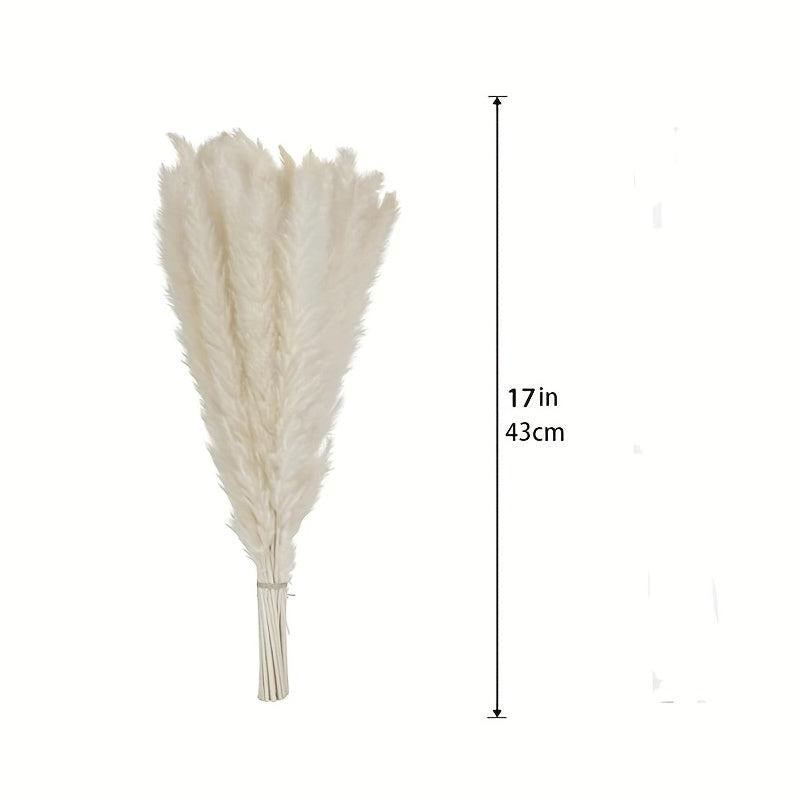 45pcs Natural Dry Pampas Grass Branches Home Decoration
