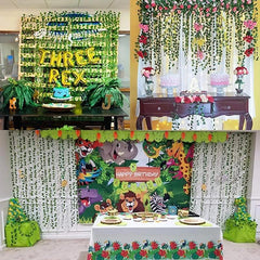 Artificial Green Carrot Rattan Ivy Leaf Garland, 18 Yards Long