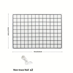 Wall Grid Wire Mesh Photo Wall for Display Boards in Rooms, Dormitories, Offices