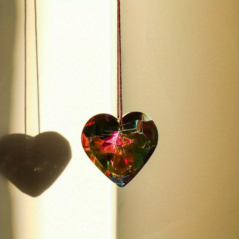 Heart Spotlight Sun Catcher for Garden & Window, Mother's Day Gift