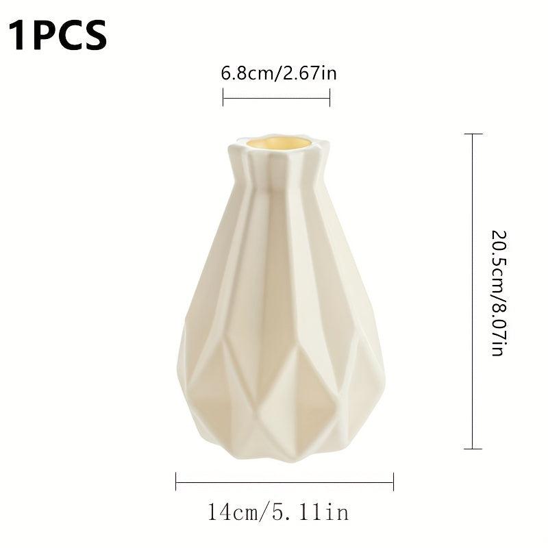 Stylish Plastic Flower Vase for Home Decor
