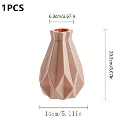 Stylish Plastic Flower Vase for Home Decor