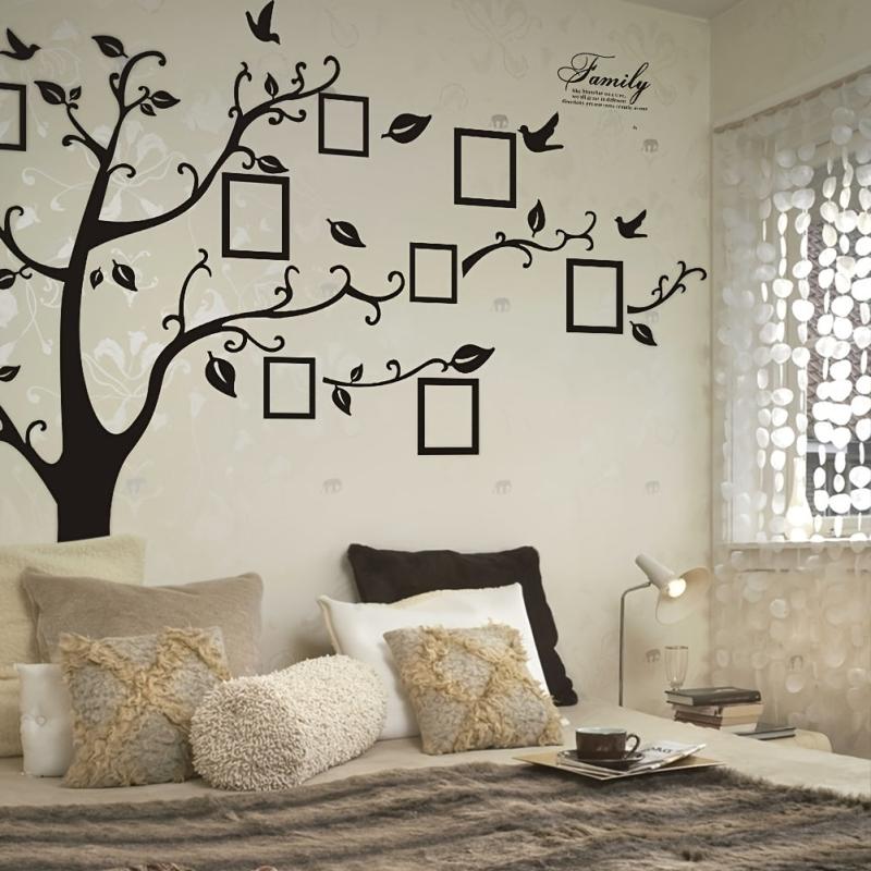 Family Tree Wall Decal With Photo Frames Room Decor