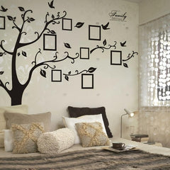 Family Tree Wall Decal With Photo Frames Room Decor