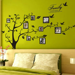 Family Tree Wall Decal With Photo Frames Room Decor